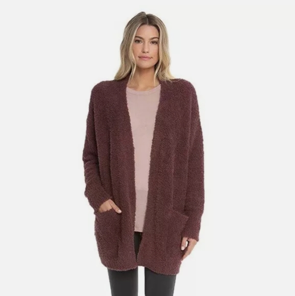 Barefoot Dreams Sweaters - Barefoot Dreams SoCal Cardigan Rosewood color NWT!